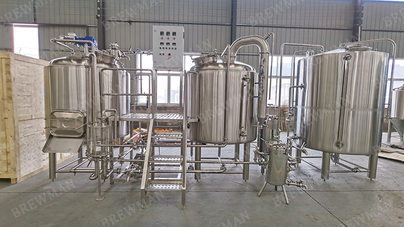 1200l two vessels brewhouse