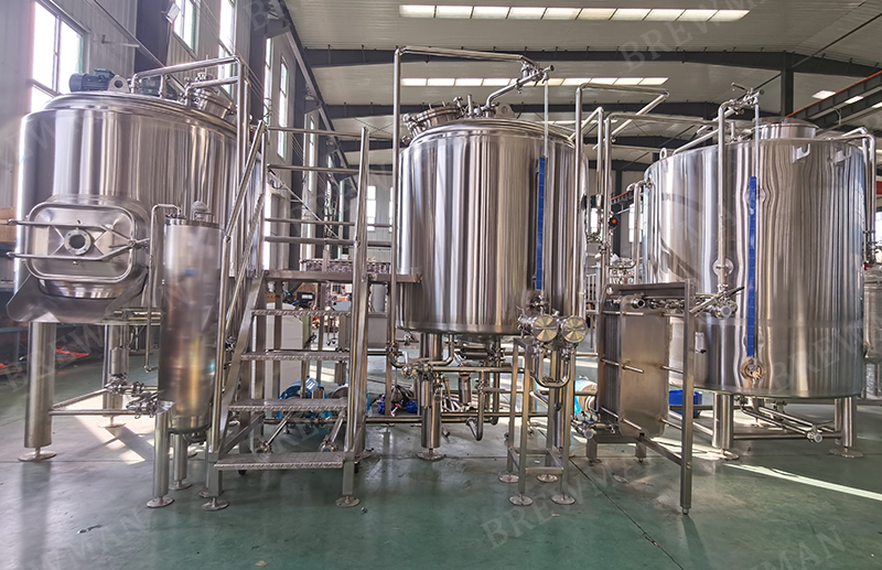 1000l two vessels brewhouse (2)