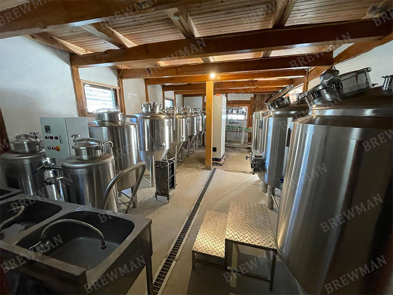 200l brewery system installation