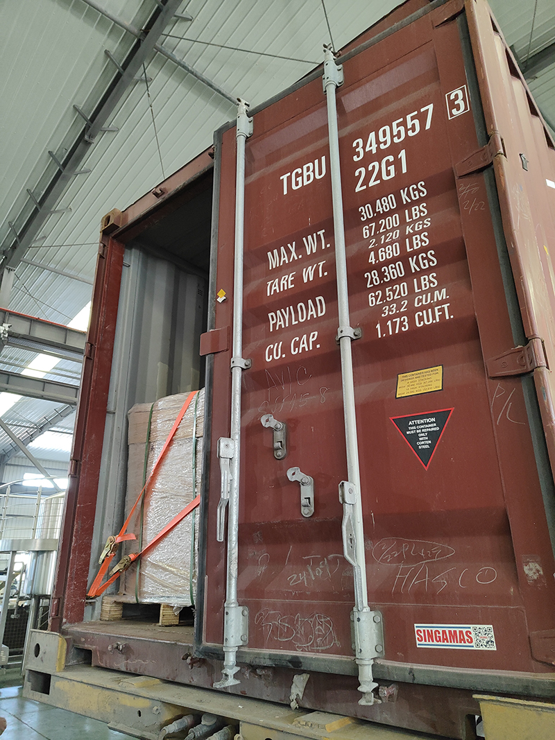 shipping of 20 bbl fermenter conical